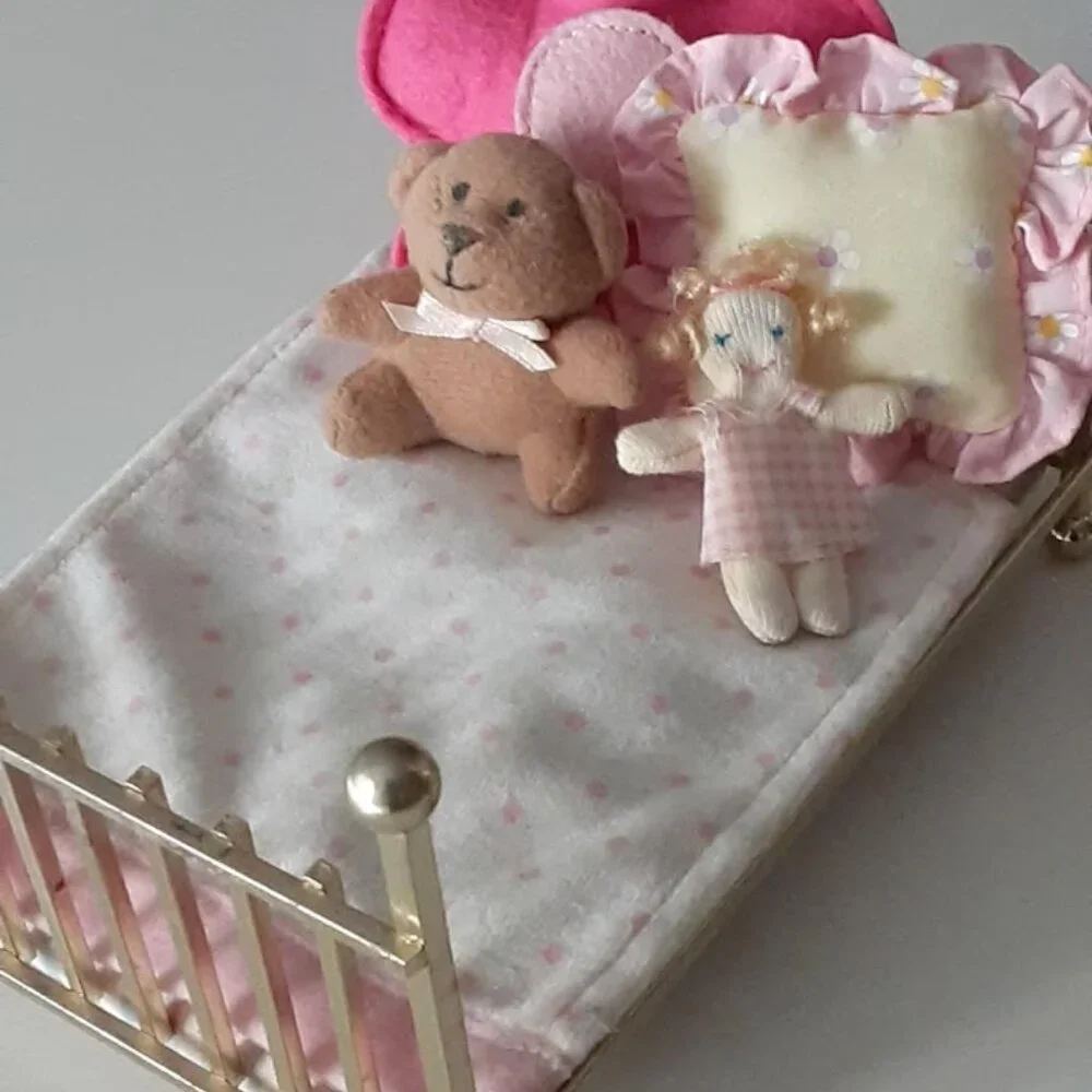 Brass Style Doll house Bed